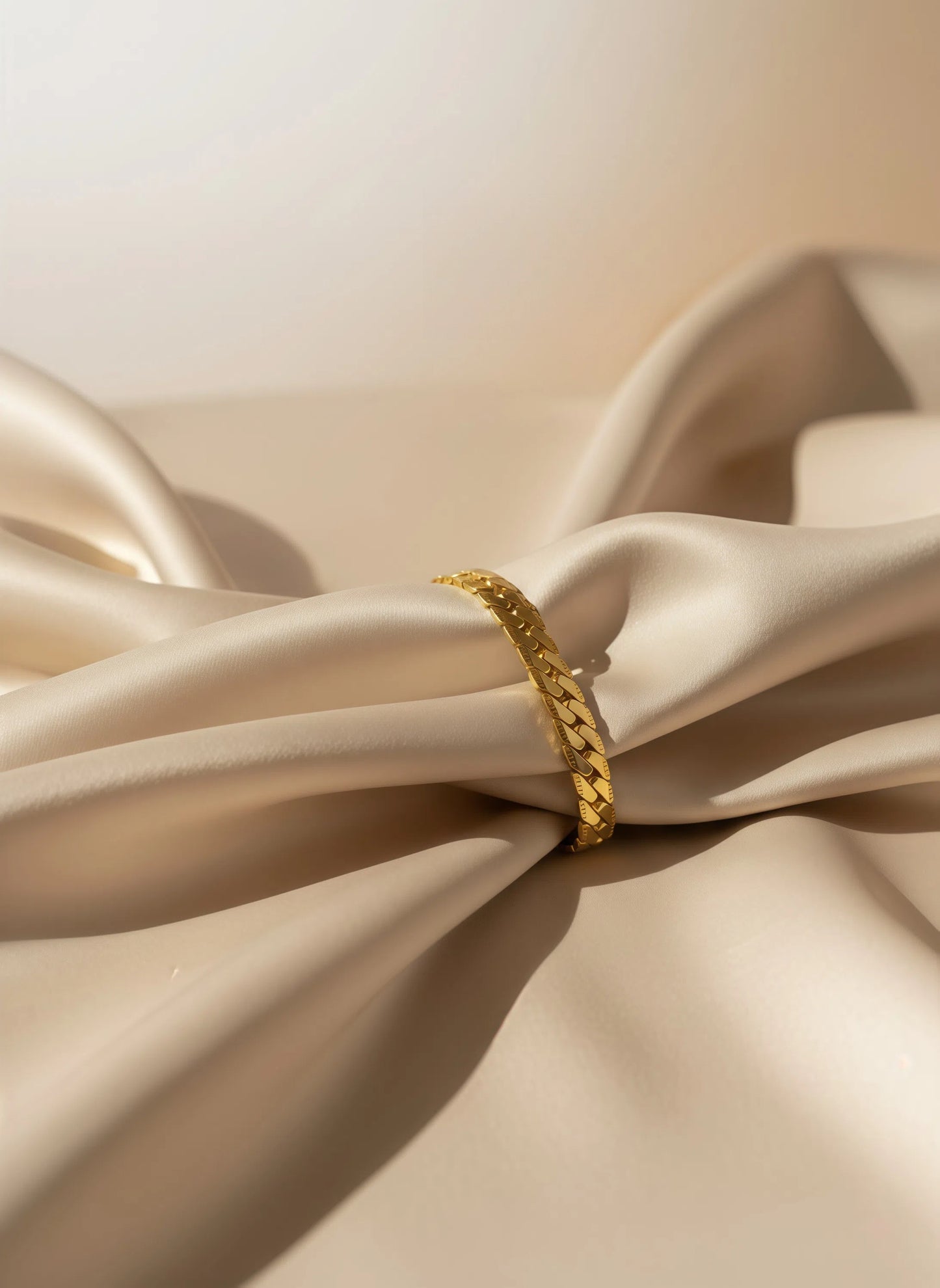 Gold Ribbon Bracelet