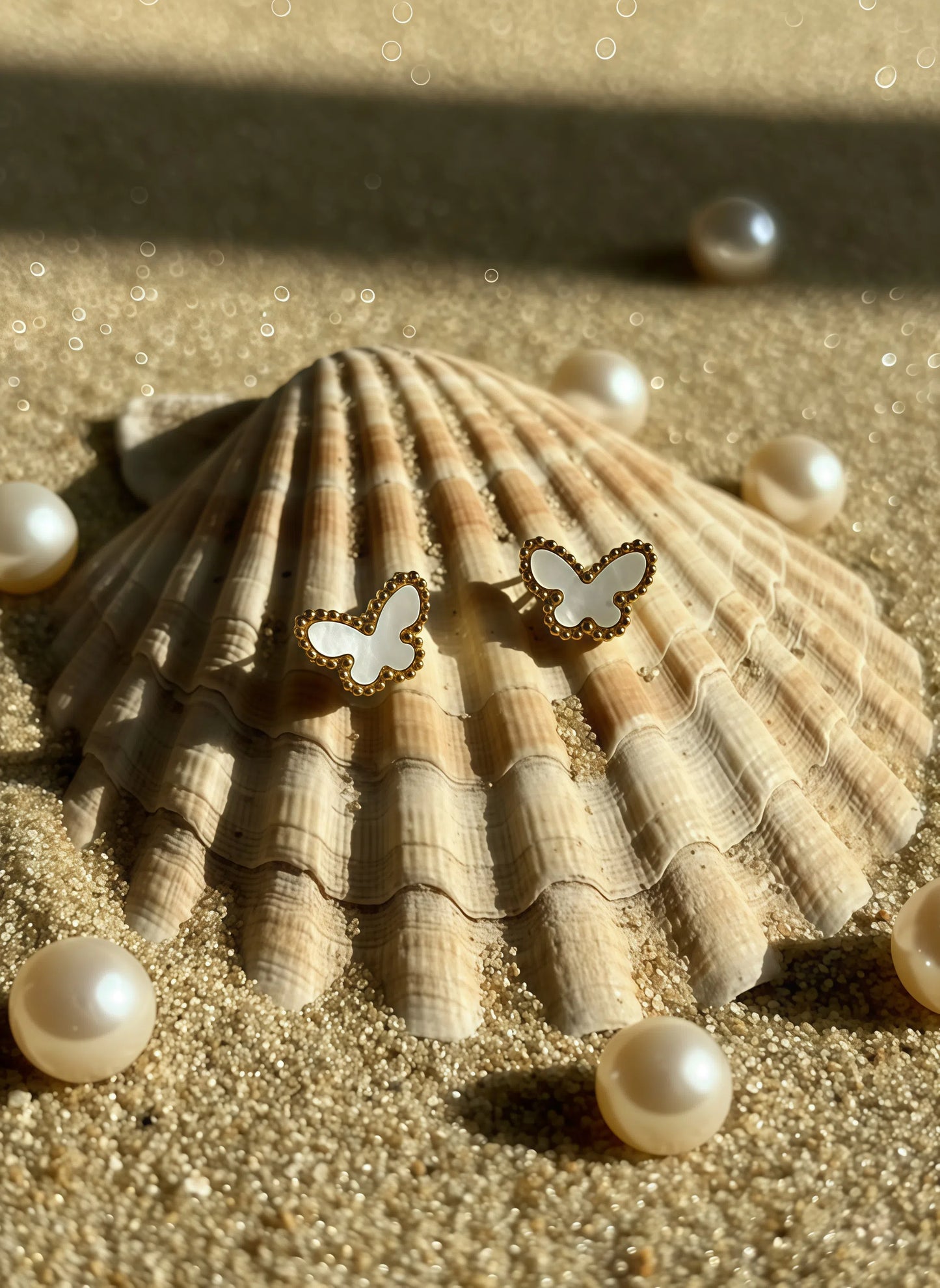 Pearl Butterfly Earring