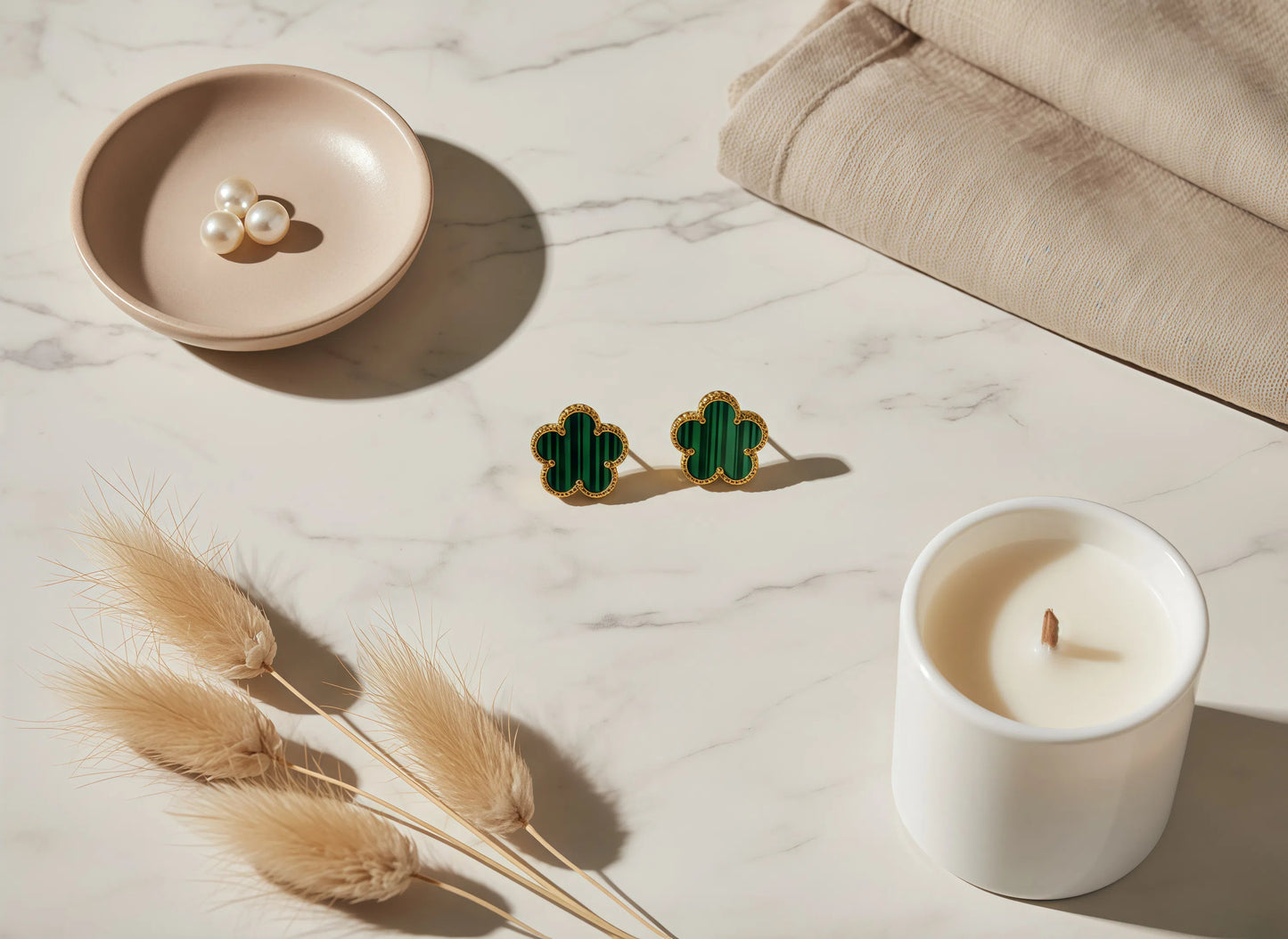 Emerald Luck Earring