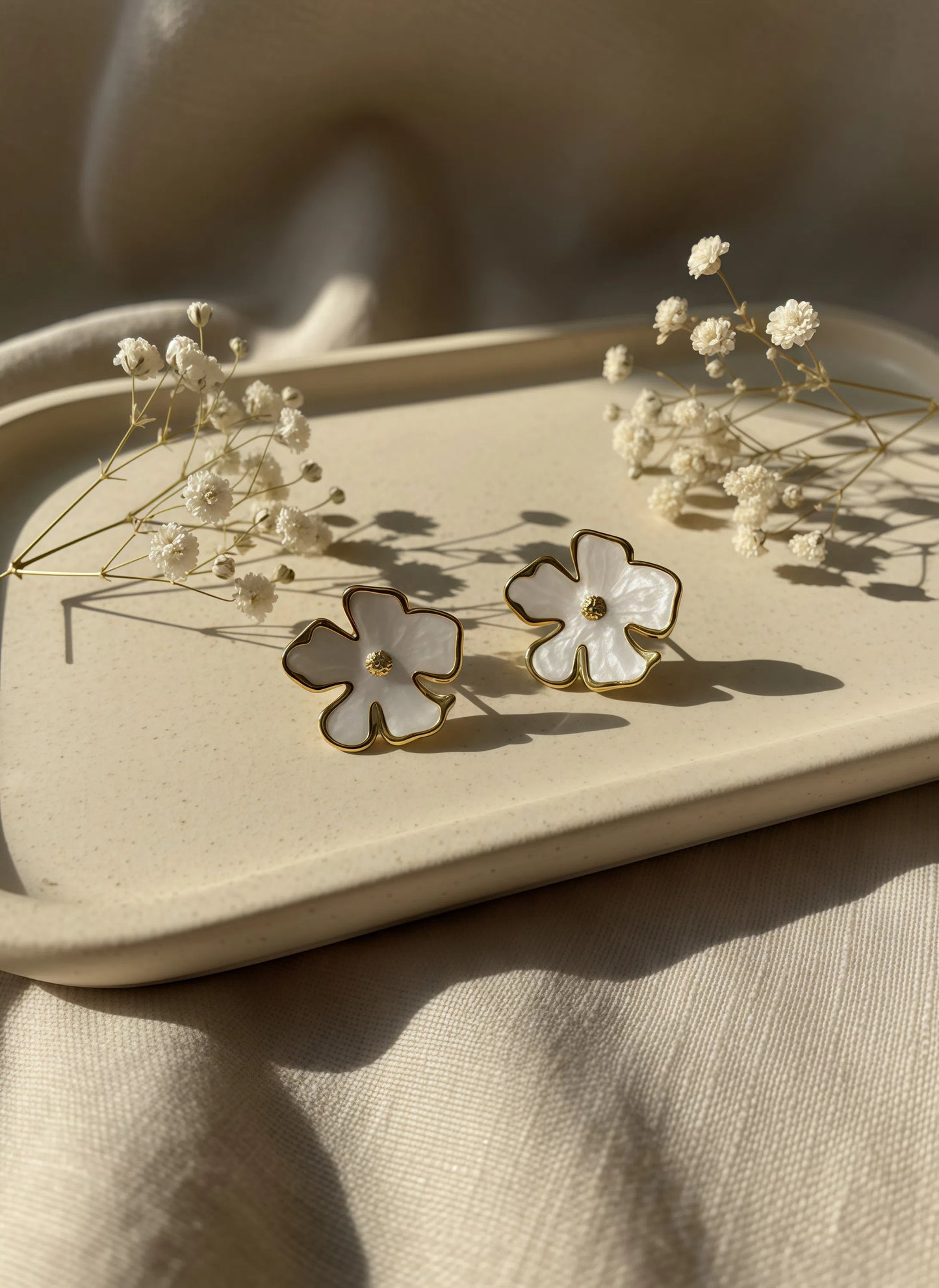 Pearl Flower Earring