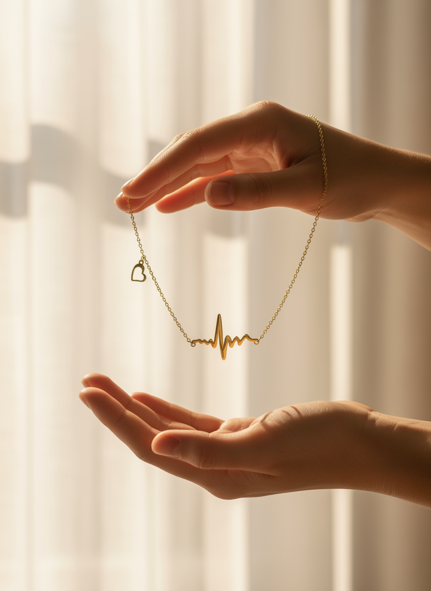 Love pulse necklace 💓