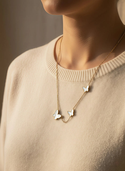 The White Butterfly necklace