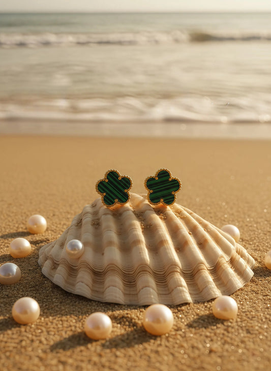 Emerald Luck Earring