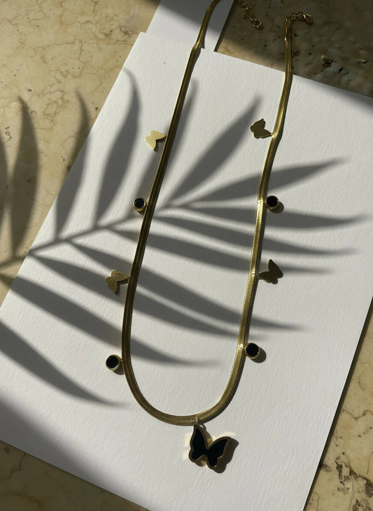 Butterflies of the Night  Necklace