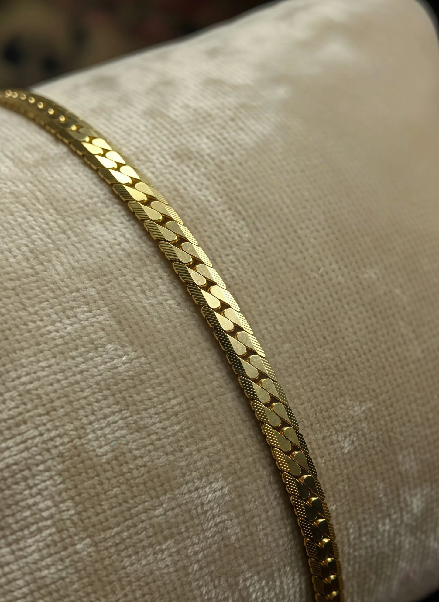 Gold Ribbon Bracelet