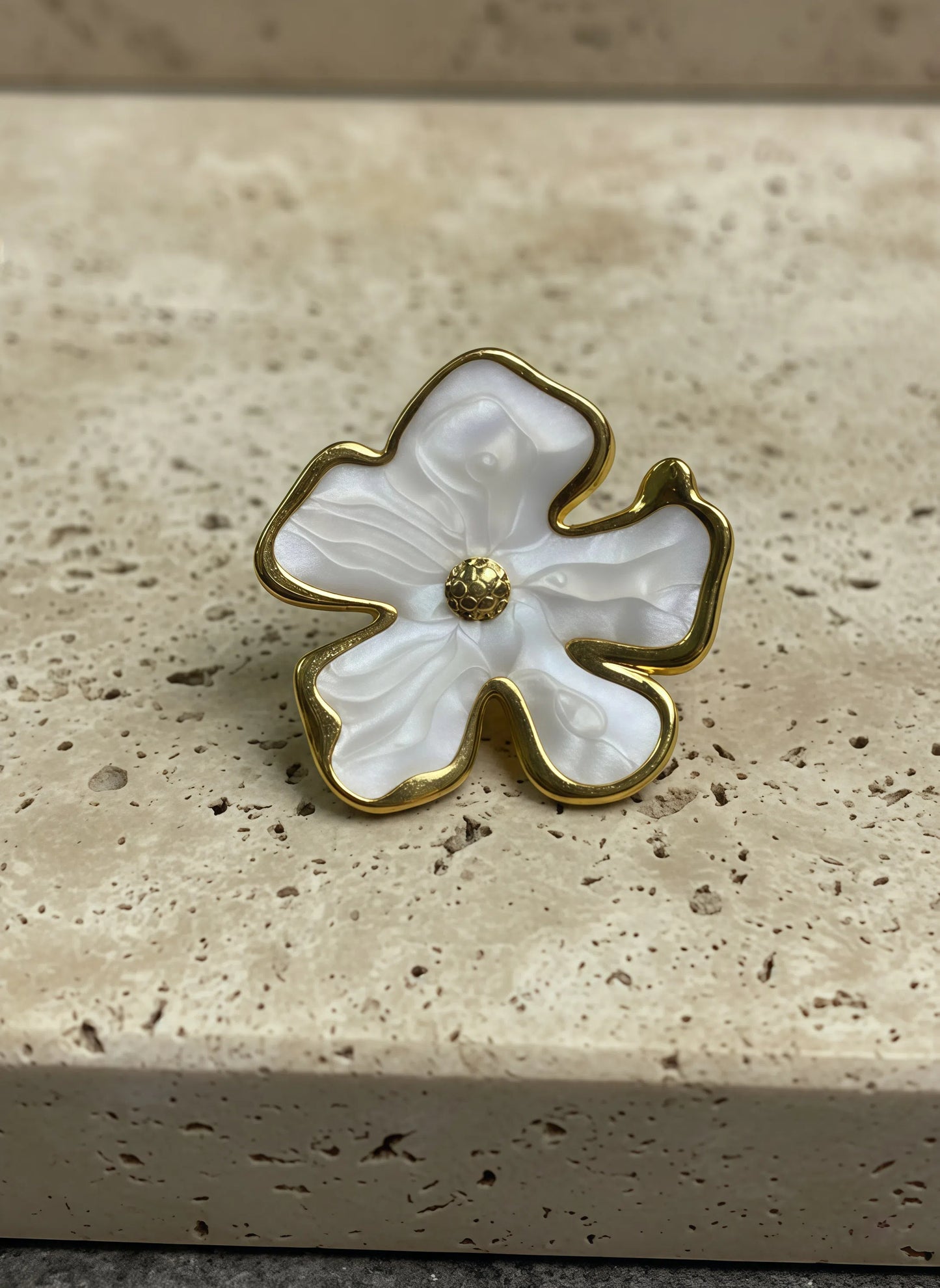 Pearl Flower Earring