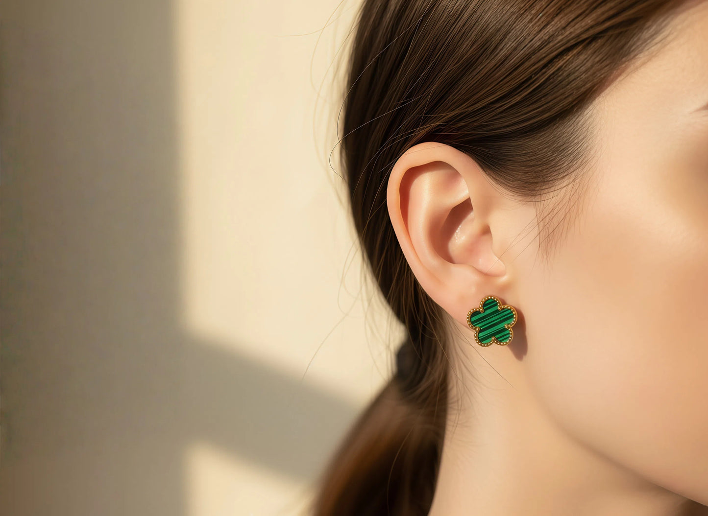 Emerald Luck Earring
