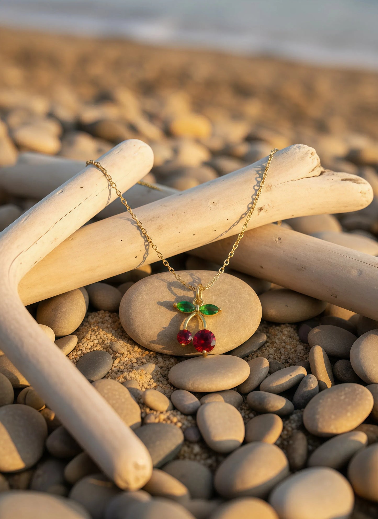 Cherry Sparkle Necklace