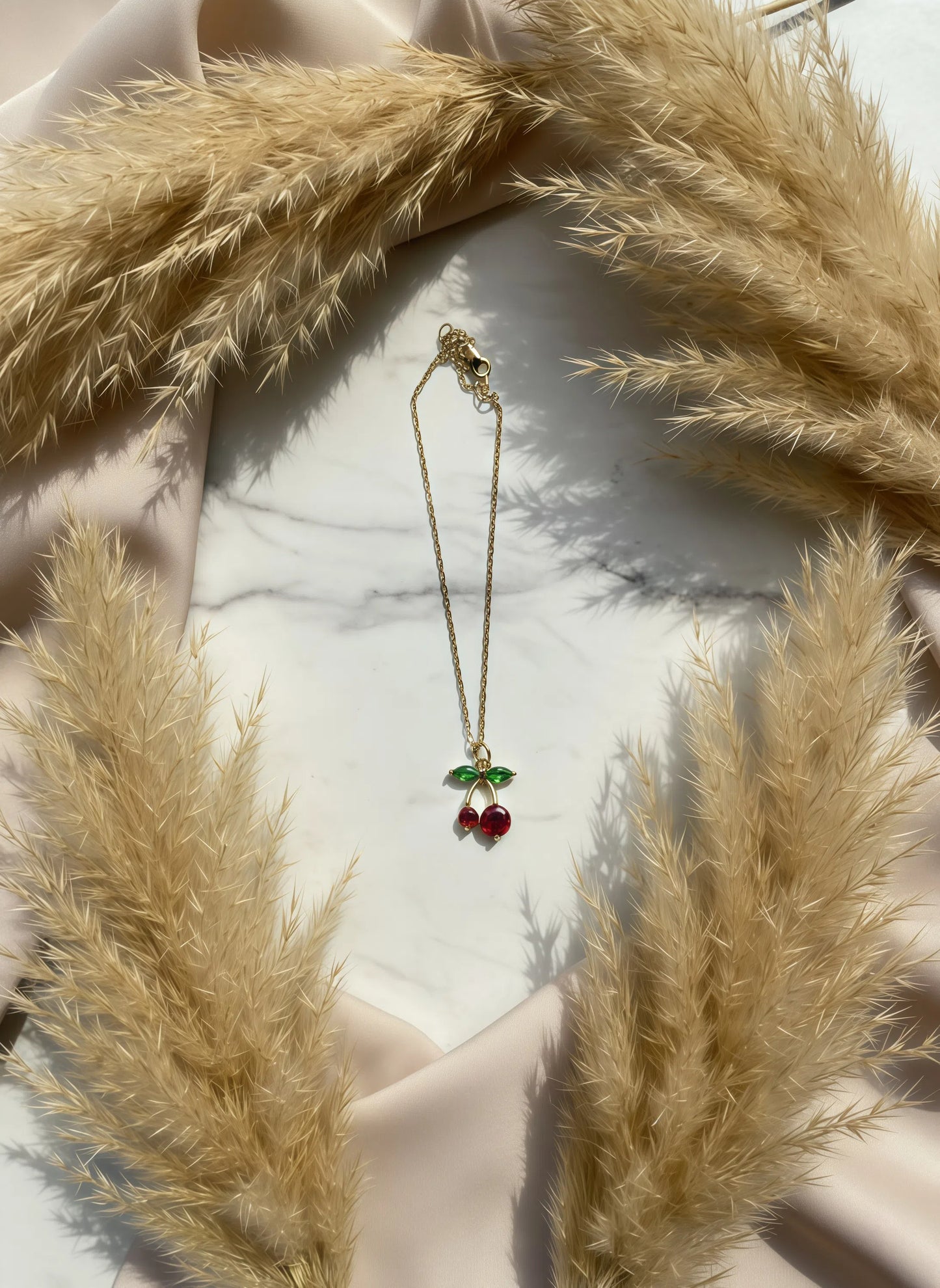 Cherry Sparkle Necklace