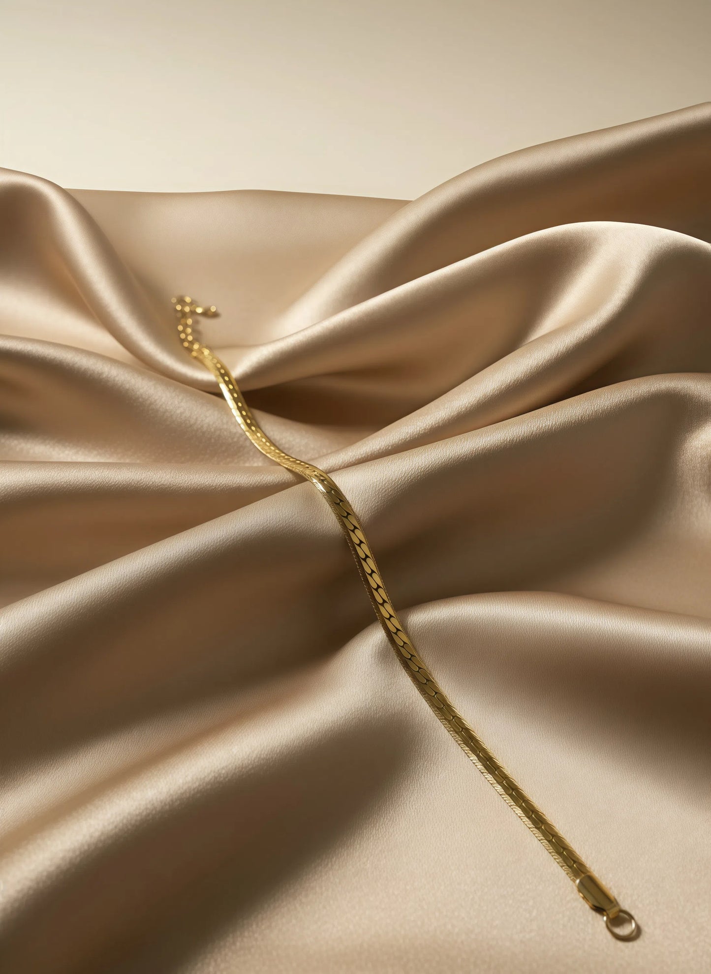 Gold Ribbon Bracelet