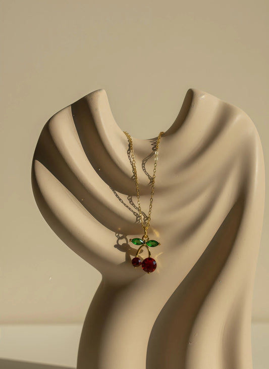 Cherry Sparkle Necklace