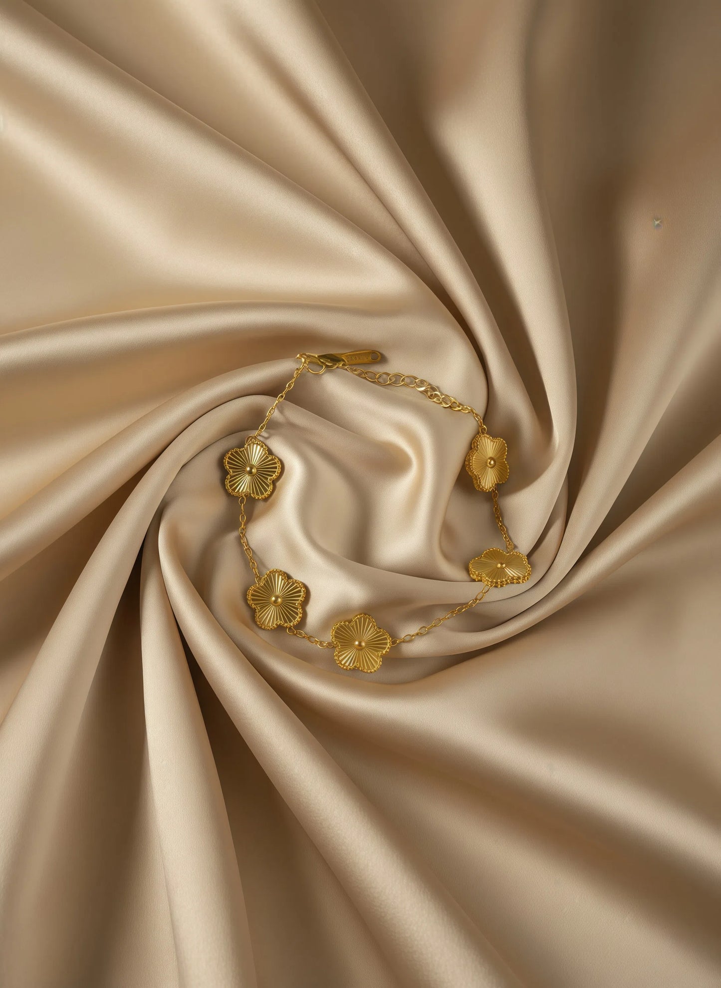 The Golden Flowers Bracelet