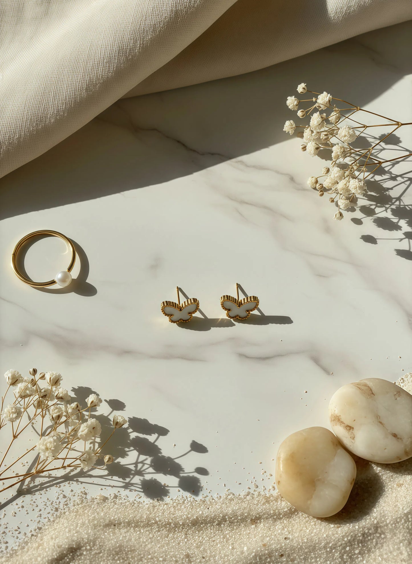 Pearl Butterfly Earring