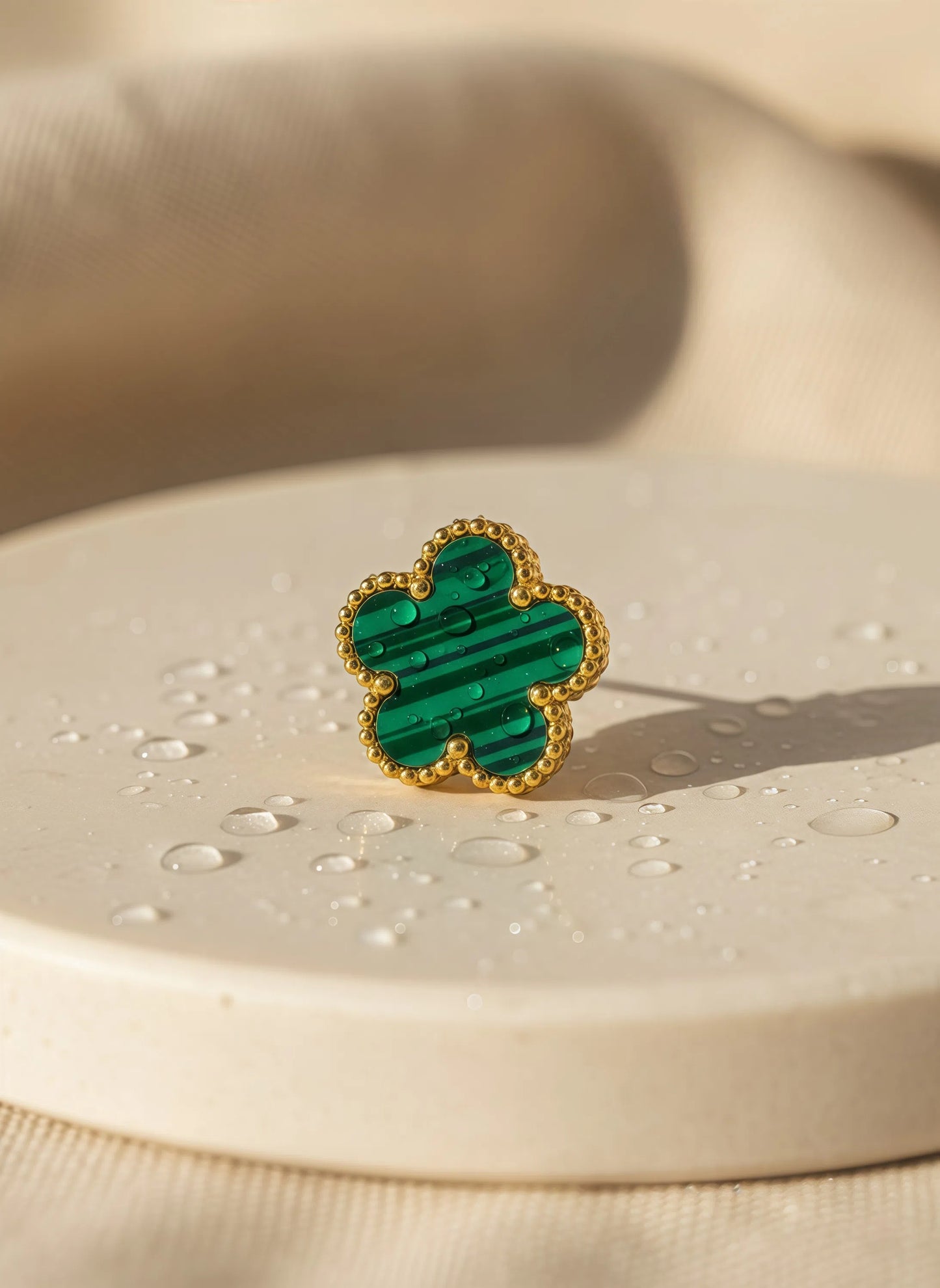 Emerald Luck Earring