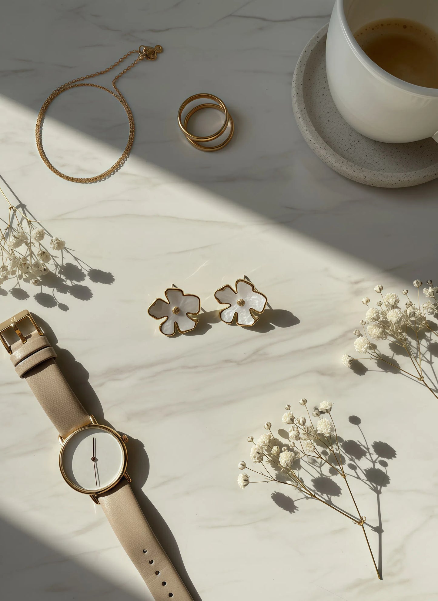 Pearl Flower Earring