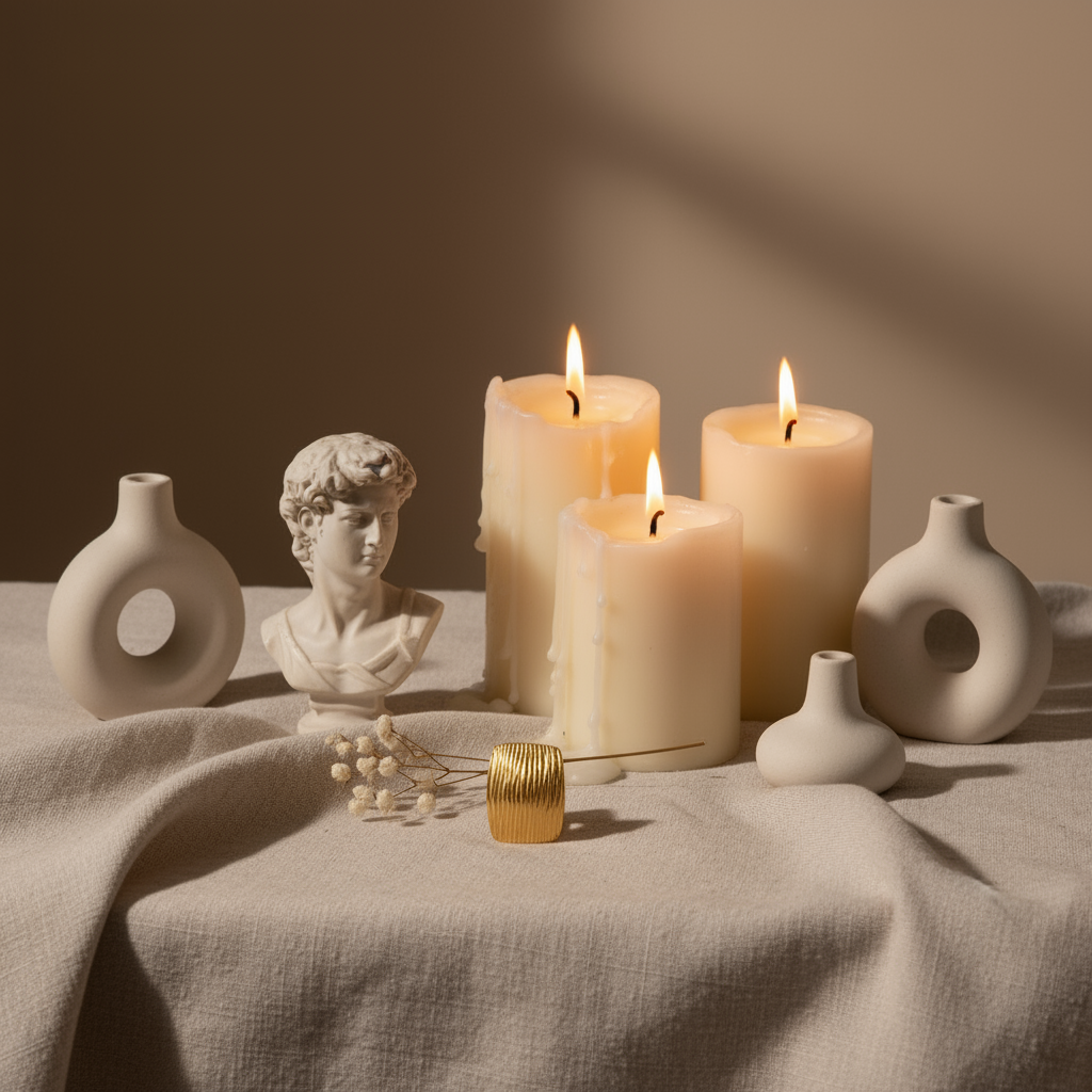 Gold Ripples Earring