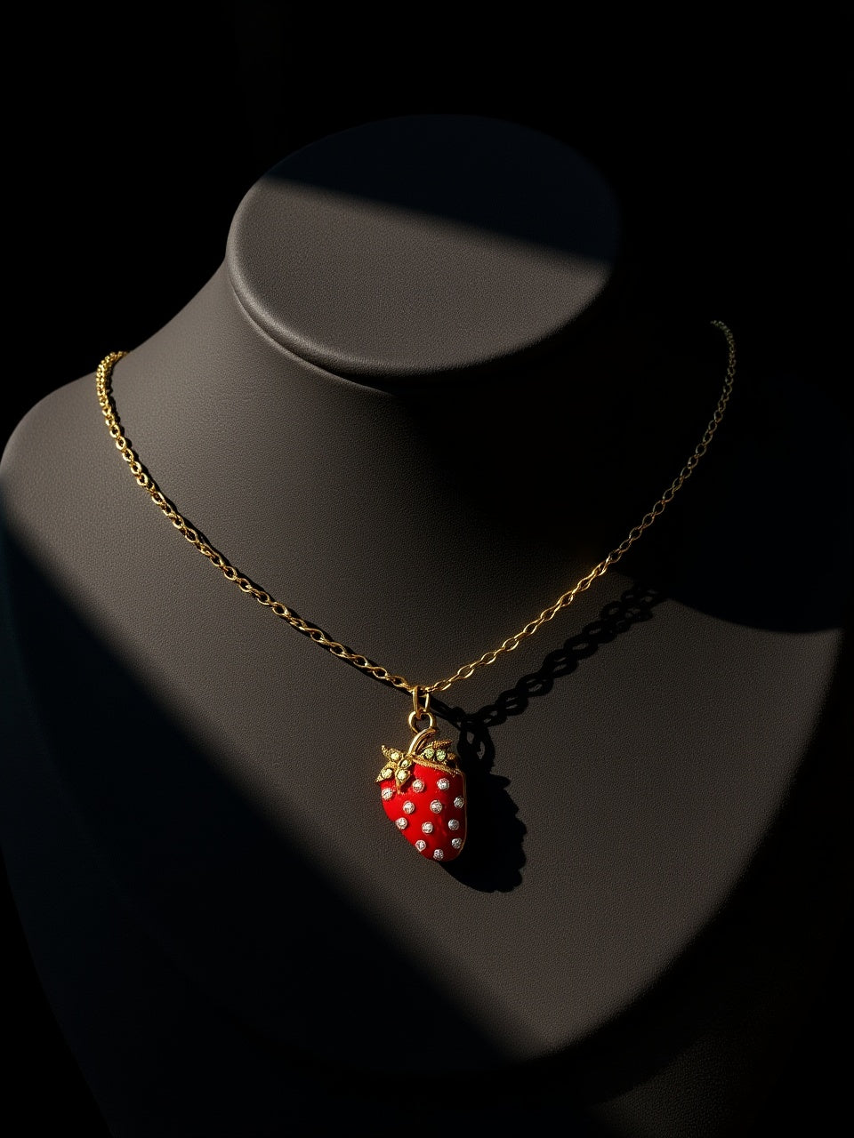 Strawberry Pearl Necklace